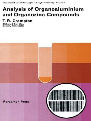 cover image of Analysis of Organoaluminium and Organozinc Compounds